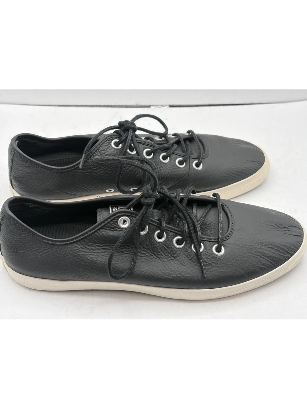 Converse All Star Sideways Ox Men size 11 Leather Casual Black Shoes - Picture 5 of 16